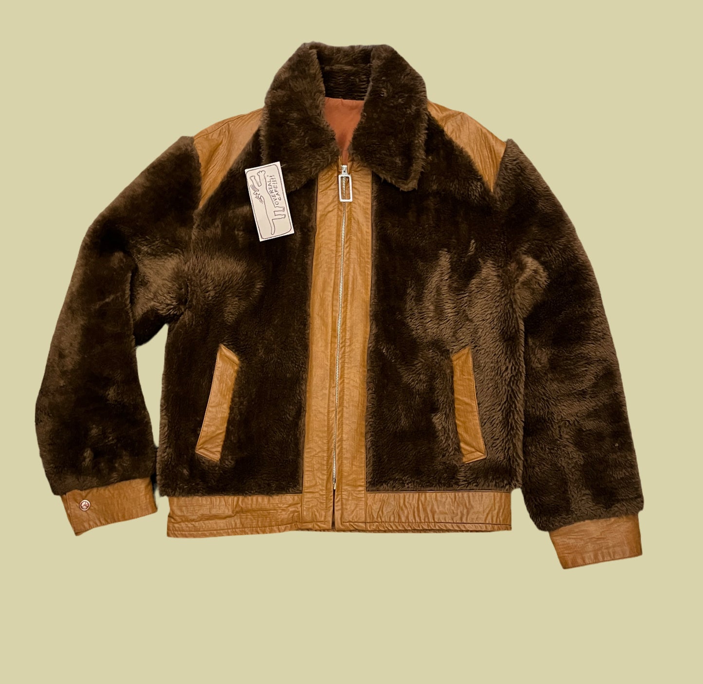 Chamarra 70s piel