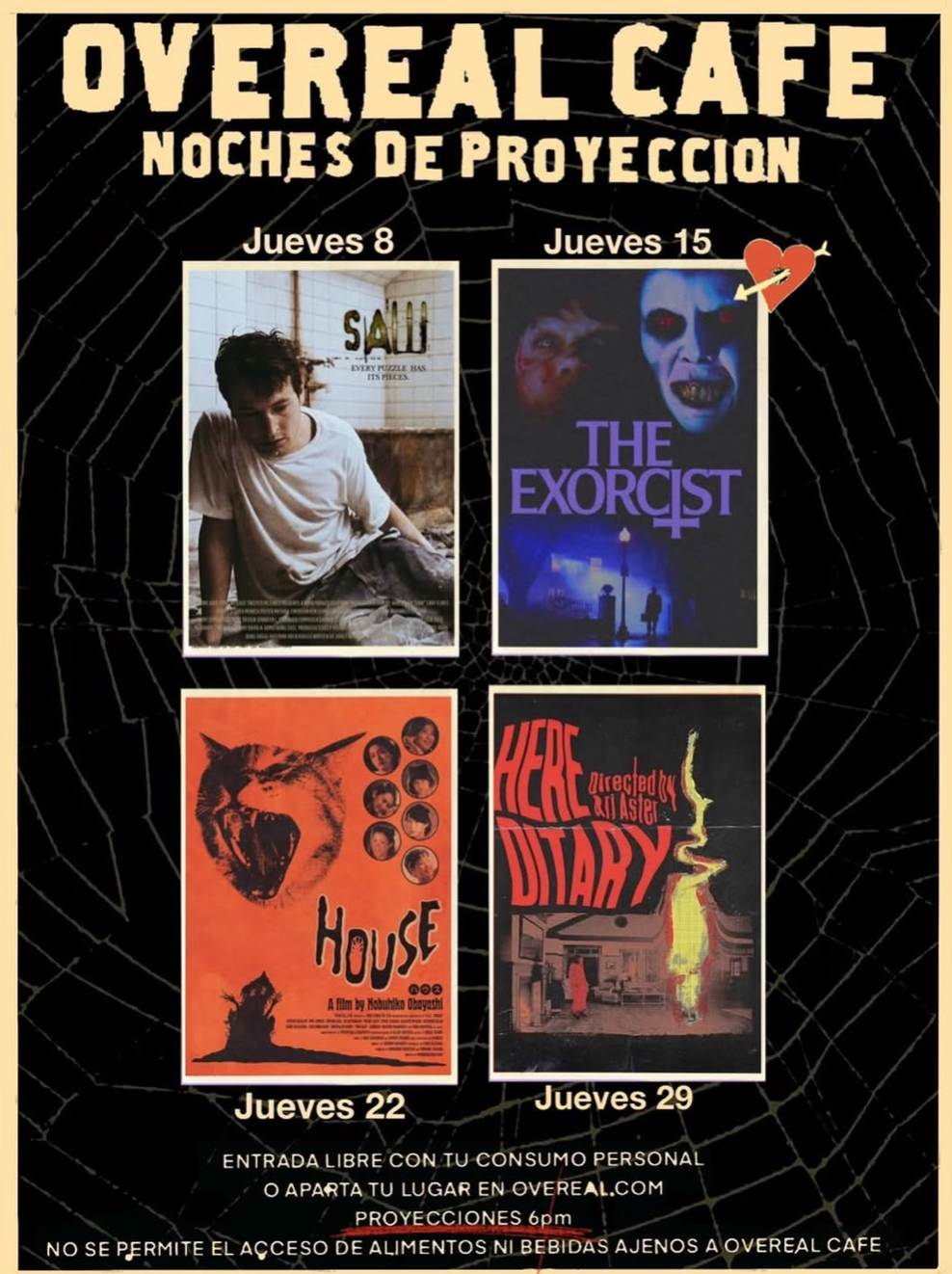 Consumo Proyeccion peliculas OCTUBRE ñaca ñaca 💌