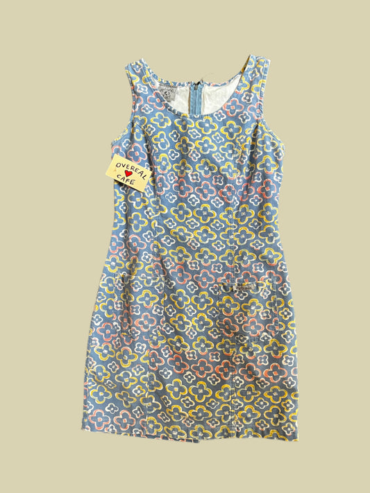 Vestido mezclilla flor