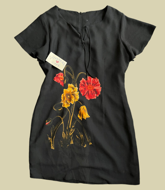 Vestido 80s flor