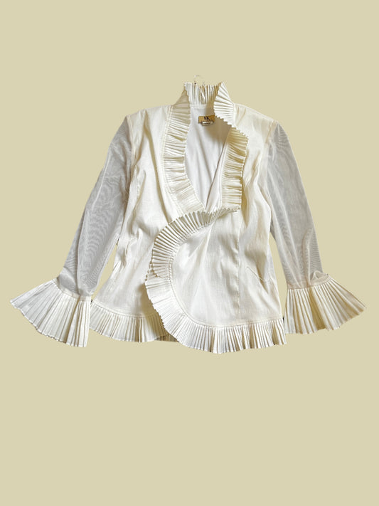 Blusa blanca olanes