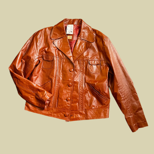 Chamarra piel 70s