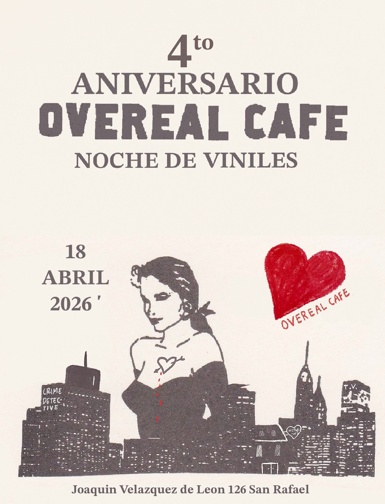 4to ANIVERSARIO OVEREAL